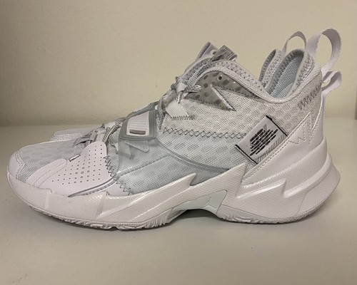 Nike Air Jordan Why Not Zer0.3 Mens Sz 9 White Metallic Silver CD3003-103  NEW!!! | eBay
