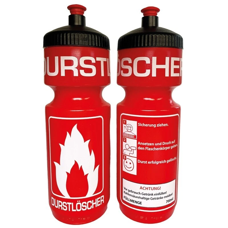 EUBOTTLE Trinkflasche "Durstlöscher", "Bier" uvw. witzige Designs 0,7L BigMouth BPA-Frei
