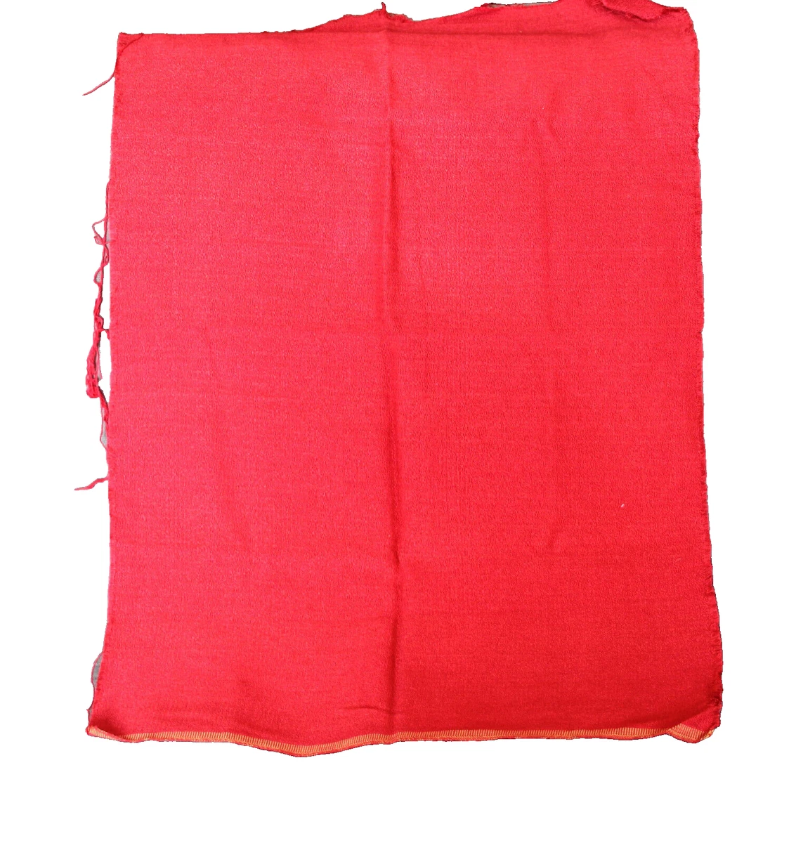 2 Coupons De Tissu Satin Rouge - 140x180 Cm + 140x140 Cm - Occasion