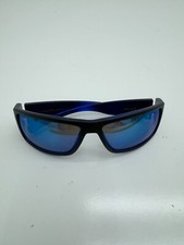 Biohazard Blue Black Sunglasses Mens One Size