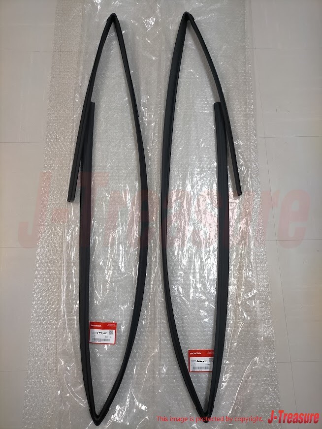 Honda Genuine Front Door Outer Belt Molding Set For Civic 02-05 EP3 Type-R (LH/RH)