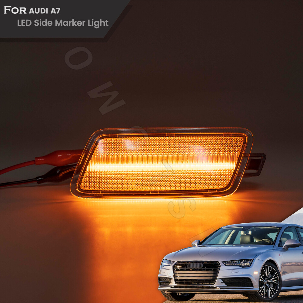 Spiegel Indicator Voor A7 S7 RS7 2011-2017 Si Achteruitkijkspiegel Repeater Sequentiële Indicator Lamp LED Dynamische Blinker Richtingaanwijzer Dynamische richtingaanwijzer(Yellow