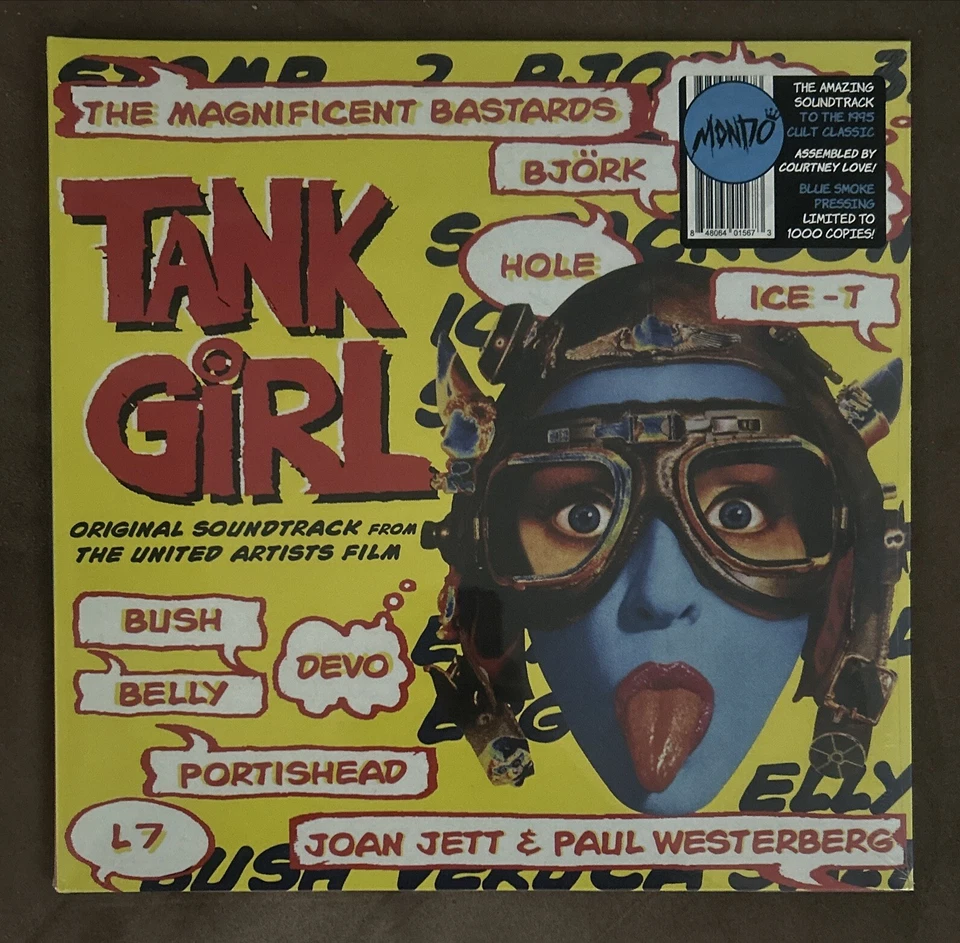 Tank Girl soundtrack vinyl Blue Marble record mondo New Sealed - Image 2 of 2