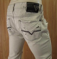 Guess Lincoln Slim Straight Leg Distressed Men Jeans Sz 33 X 34 Free Ship Guess Lincoln Slim Straight Leg Distressed Men Jeans Sz 33 X 34 Free Ship