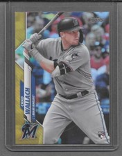 2020 Topps Series 2 Gold Foil #658 Chad Wallach RC (Marlins)