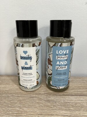 Love Beauty and Planet Shampoo and Conditioner Set Coconut Water Mimosa Flower