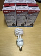 1 unit - Mini Candelabra Spiral Compact Fluorescent 13 Watt