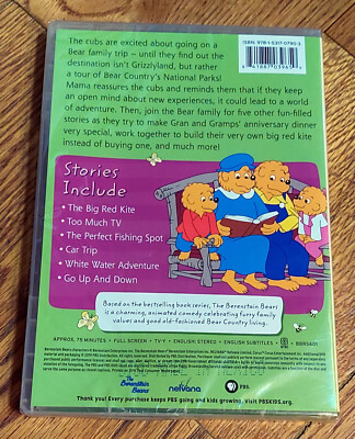 Berenstain Bears: Adventures in Bear Country (DVD, 2019) NEW