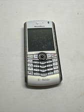 DEFECTIVE BlackBerry Pearl 8100 White TMobile Smartphone Untested For P G3D