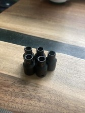 S K 31044 1/4โ Drive impact socket 5mm 6 point Lot Of 5 All Same Made In USA