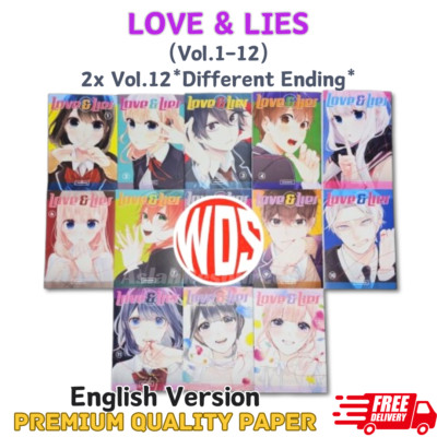 Manga Love and Lies Koi to Uso English Comic Loose Set Vol.1-13 Musawo FreeShip
