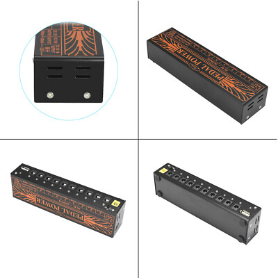 Guitar Effect Pedal Board Power Supply 10 Isolated DC Outputs 9V 12V 18V