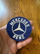 Mercedes Benz Embossed Patch 3  Fair Used Condition