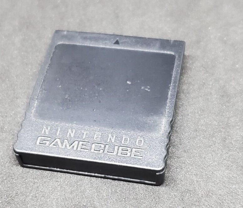 Japanese! Nintendo GameCube Memory Card Black 251 Blocks DOL