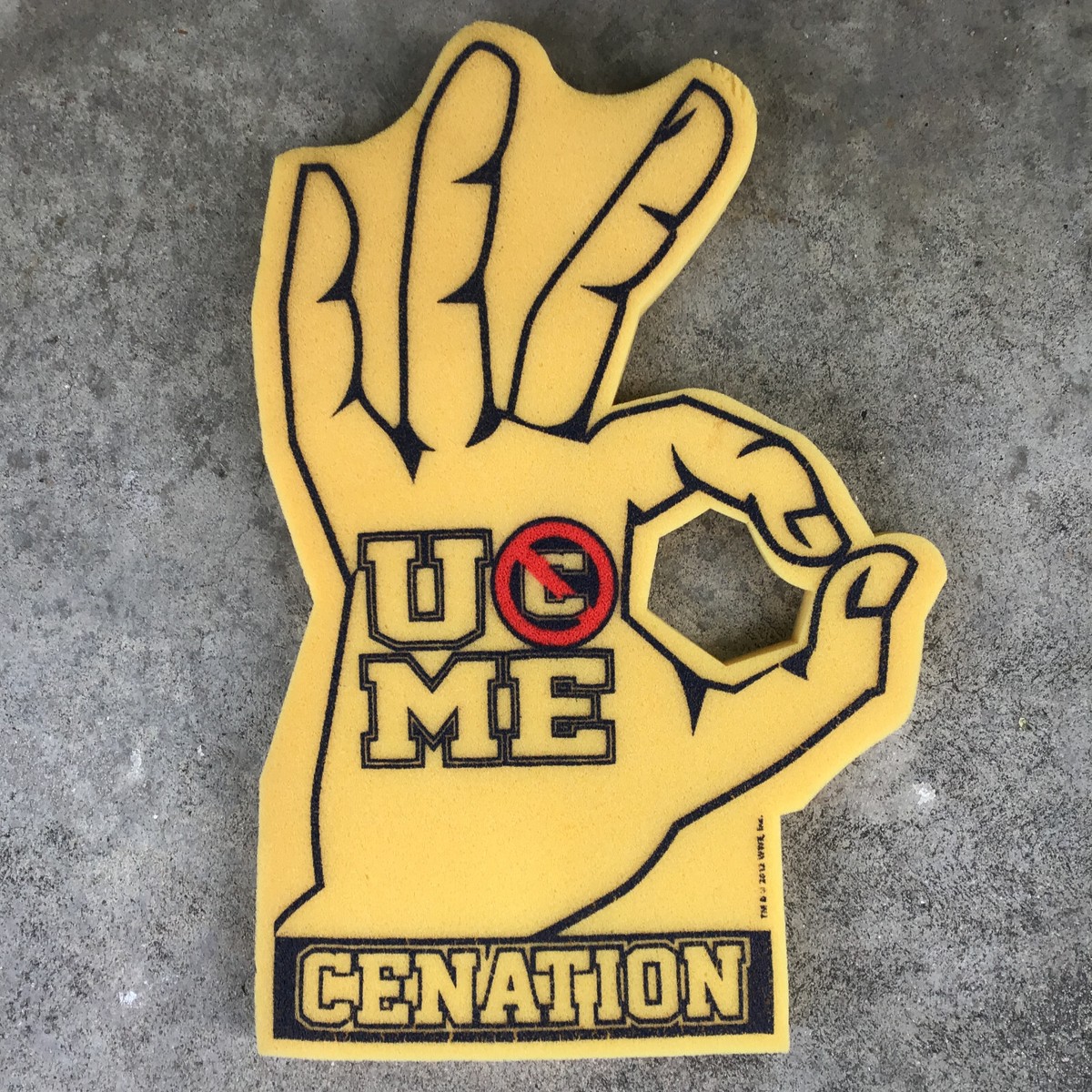 直筆サイン入りCD John cena you can't see me JOHN CENA & THA