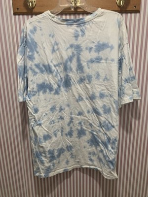 Whiskey and Oak Blu and White Tie Dye T-Shirt-2XL