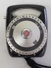 Vintage GE Guardian Pr-2 Exposure Light Meter With Leather Case