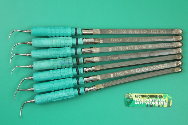 Cavitron Ultrasonic 30K Scaler Inserts (7pk) - HANDPIECE USA for REPAIR -