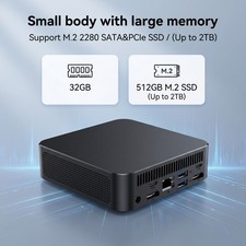 Mini PC Intel N150 3.6GHz Win11 16GB DDR4 Max...