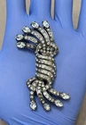 Eisenberg Original Antique Brooch Sterling 925 3” 49g See Photos