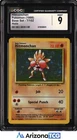 Pokemon 1999 Hitmonchan 7/102 Holo Rare Base Set CGC 9