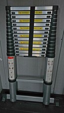 5.2m DIY Telescopic Folding Extendable Extension Ladder Multi Purpose 15 Steps