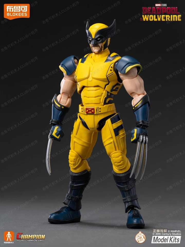 BLOKEES Marvel Champion Class Wolverine 15cm Action Figure Model Kits - Image 2 of 4