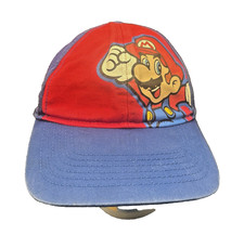 Super Mario Nintendo Youth Size Blue Black Baseball Cap Hat