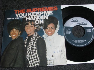 The Supremes-You keep me Hangin on 7'' Vinyl-1966 Germany-Tamla Motown-TM 1101