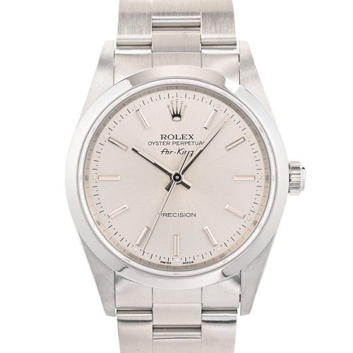 ROLEX Air King 14000M Watches / Silver Mechanical Automatic mens