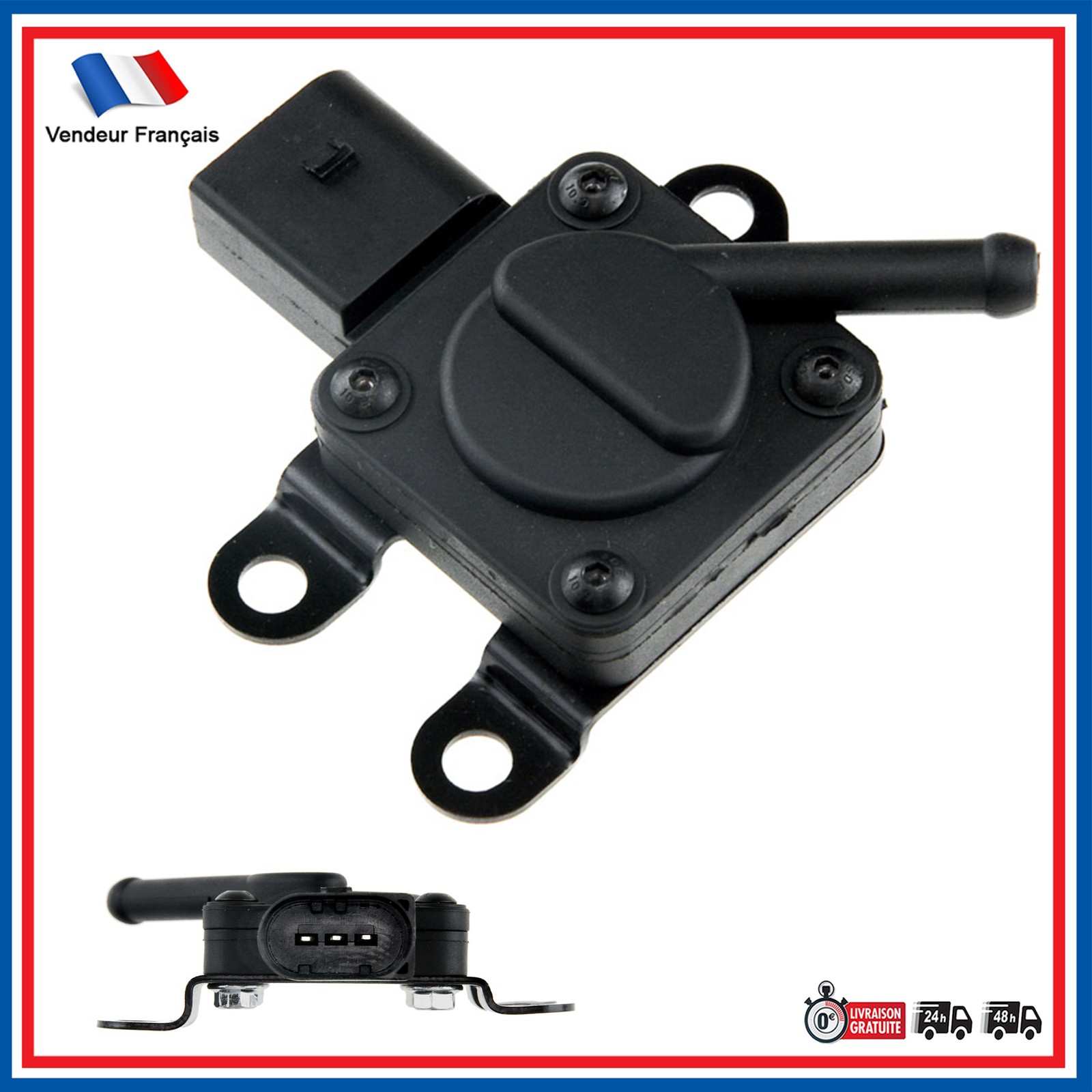 Sensor Druck Auspuff FüR Bmw Serie 7 F01 F02 F03 F04 730 740D-image