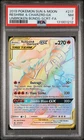 2019 POKEMON SUN & MOON UNBROKEN BONDS FULL ART/RESHIRAM & CHARIZARD GX PSA 7