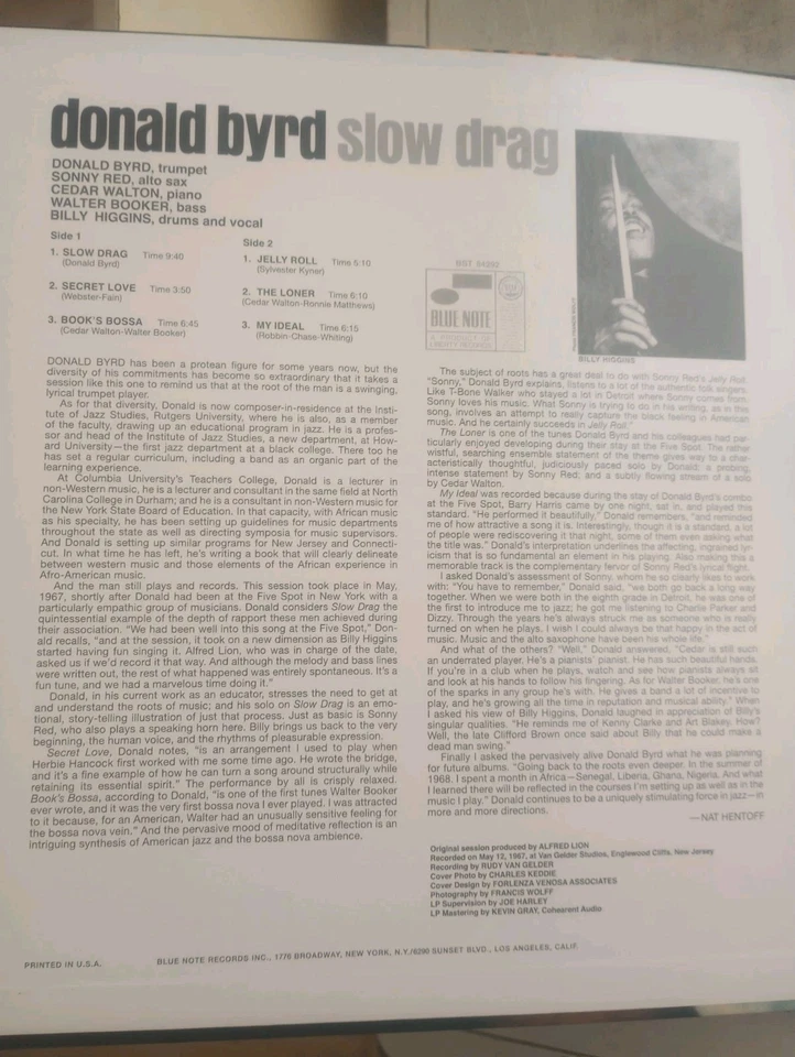 2 Blue Note LPs, Donald Byrd Ex.  Freddie Hubbard, New  Tone Poet  - Image 4 of 4
