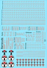 Warhammer 40k Tau Empire Farsight Enclaves Sept Markings Transfer Sheet A6