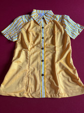 1976, McDonald's, "Un-Used", Female Employee Yellow Uniform Size 18 Vintage