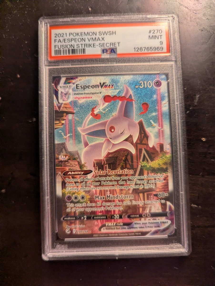 Espeon VMAX (Alternate Art Secret) 270/264 Swsh08: Fusion Strike