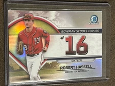 2023 Bowman - Bowman Scouts Top 100 #BTP-16 Robert Hassell (RC)