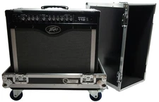 Harmony HCGC212C Universal 1X12 Electric Guitar Combo Amp Rolling Flight Case