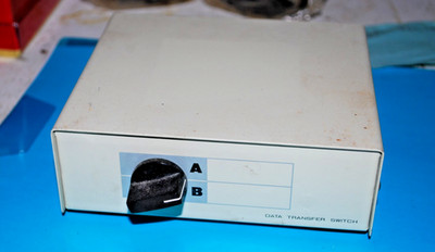 2 Way Data Transfer Switch Box RS232 Parallel Female PC MAC Printer