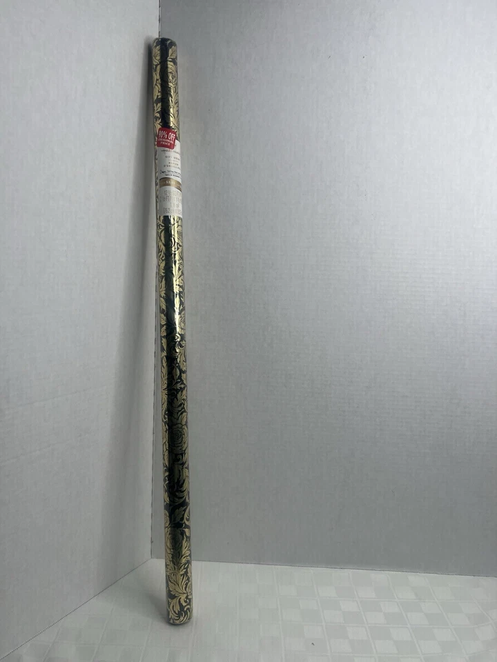 De colección NUEVO Papel Envolvente Regalo Aniverso Boda Rosas Doradas Sello 12.5 pies cuadrados EE. UU. Foto 3 de 4