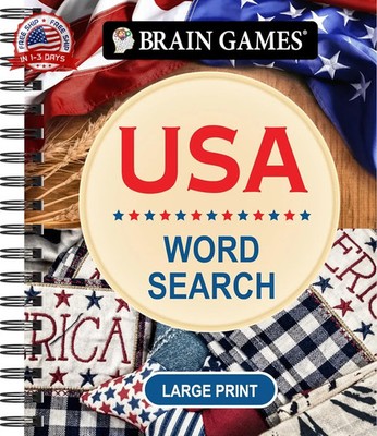 Large Print Word Search Puzzles Book for Adult Brain Games