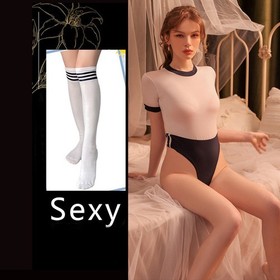 Sexy Women Lingerie Japanese Schoolgirl Cosplay Sailor Suit Nightdress Bodysuit