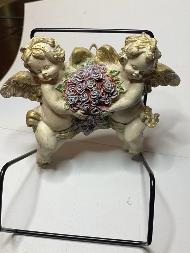 Placa de querubín artesanal vintage Foto 2 de 4