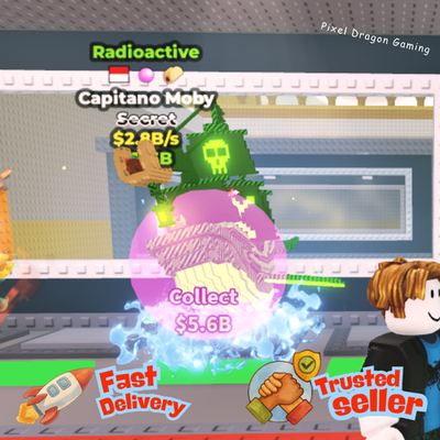 #ad #ad STEAL A BRAINROT🧠Radioactive Capitano Moby 2.8B s🧠3 Traits 🌞 Cheap Fast 🚀 $76.99