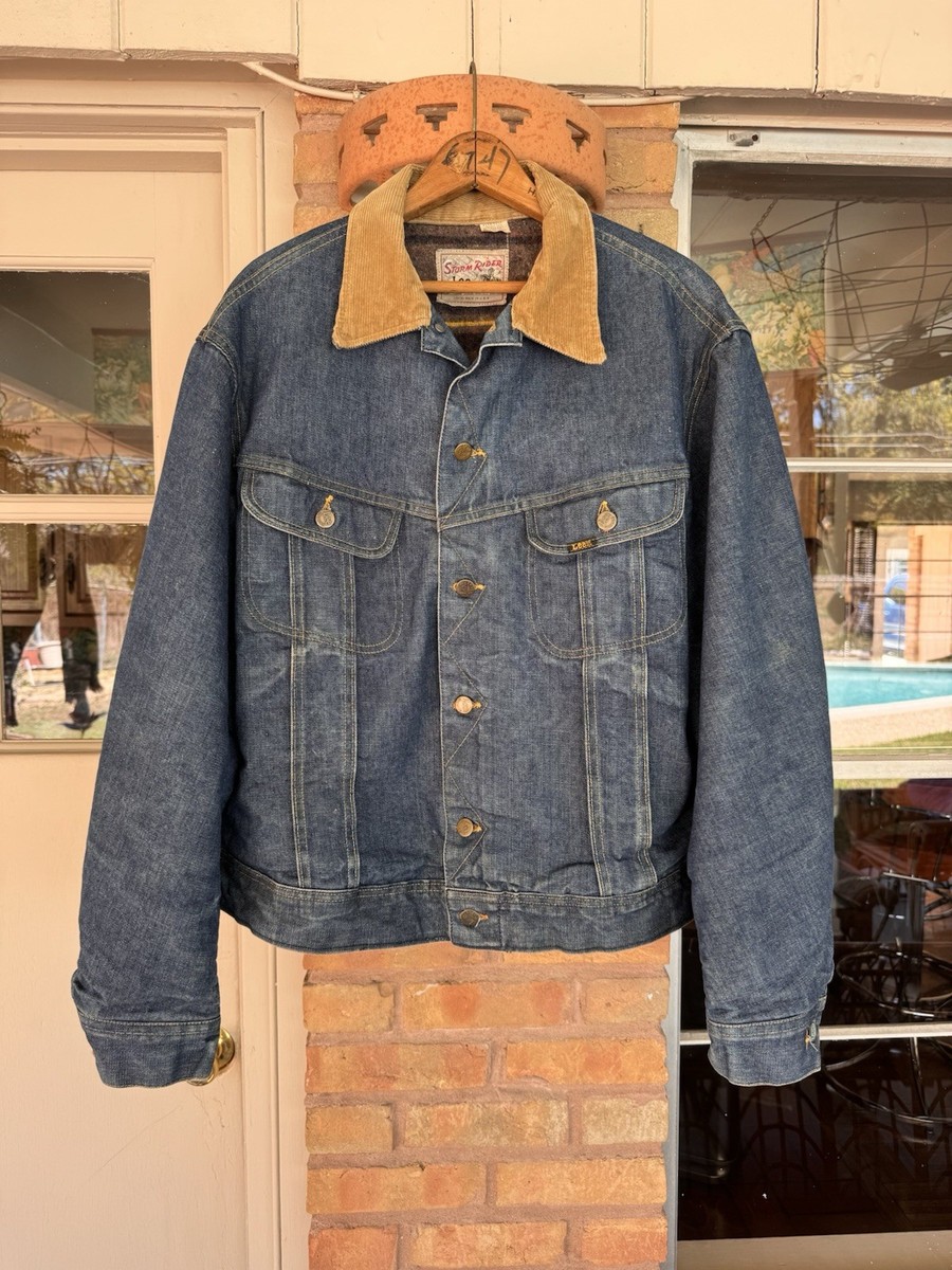1970s Lee Storm Rider 101-LJ size 46 Sanforized Blanket Lined