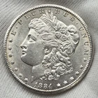 1884-CC $1 Morgan Dollar CARSON CITY 90% Silver US Coin