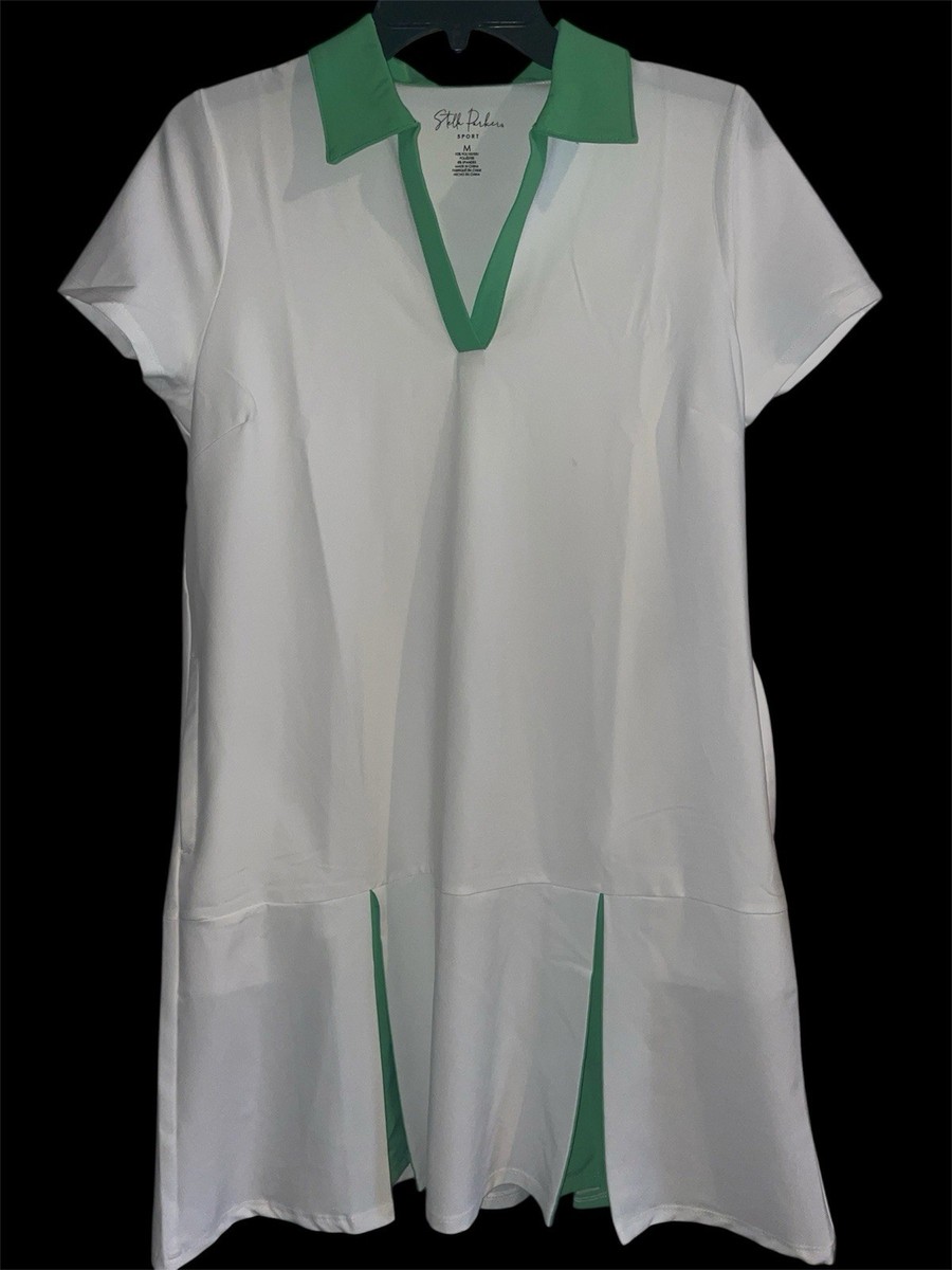 kelly green tennis dress Kelly Green Pleated Shoulder Detail Dress *FINAL SALE* – SSYS main image 1