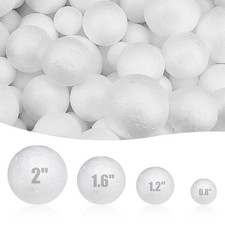 Styrofoam Balls,245PC Large White Foam Balls for Crafts, DIY Craft Giant Foam...