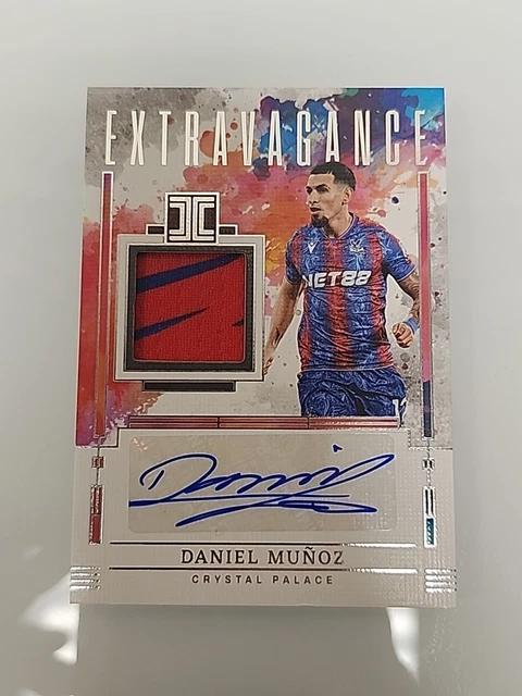 2024-25 Panini Impeccable Premier League Soccer Daniel Munoz Relic Auto 54/99