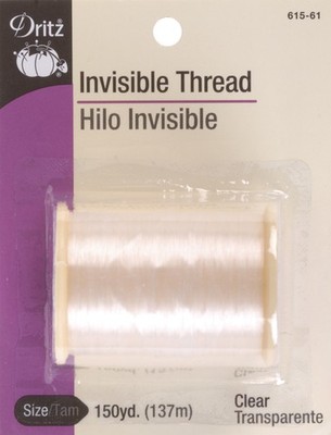 Dritz 615-61 Invisible Thread 150yd-Clear (6Pk)